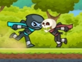Gêm Rhedeg i fyny ac i lawr Ninja  ar-lein