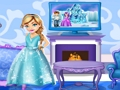 Gêm Dyluniad Tywysoges Iâ Dollhouse  ar-lein