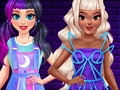 Gêm Gwisg Ffasiwn BFF Neon  ar-lein