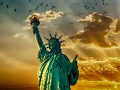 Gêm Cerflun o Jig-so Liberty  ar-lein