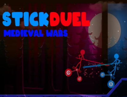 Gêm Rhyfeloedd Canoloesol Stick Duel  ar-lein