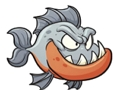 Gêm Posau Jig-so Ciwt Piranha  ar-lein
