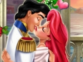 Gêm Kiss Mistletoe Princess Mermaid  ar-lein