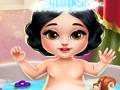 Gêm Bath Babi Gwyn Eira  ar-lein