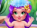 Gêm Bath Babi Mermaid  ar-lein