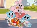 Gêm Gêm Lliwio World Of Gumball  ar-lein
