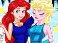 Gêm Gweddnewidiad Merched Cover Princess  ar-lein
