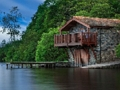 Gêm Jig-so Lake Cottage  ar-lein