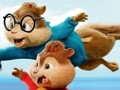 Gêm Jig-so Alvin a'i Ffrind  ar-lein