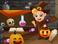 Gêm Gemau Gwrthrych Cudd Calan Gaeaf Tŷ Haunted  ar-lein