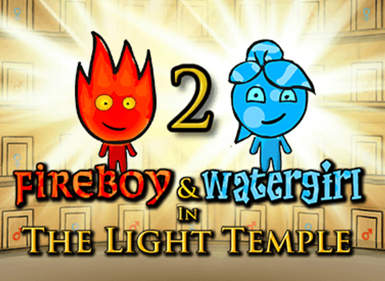 Gêm Fireboy & Watergirl 2 yn Light Temple  ar-lein