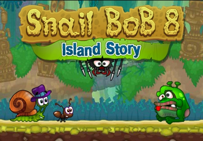 Gêm Stori ynys Snail Bob 8  ar-lein