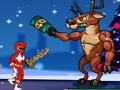 Gêm Ras Nadolig Power Rangers  ar-lein