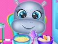 Gêm Gofal Deintyddol Babi Hippo  ar-lein