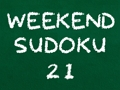 Gêm Penwythnos Sudoku 21  ar-lein