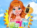 Gêm Ynys Hwyl: O Sunburn I Croen Llyfn  ar-lein