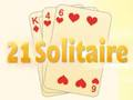 Gêm 21 solitaire ar-lein