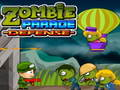 Gêm Amddiffyniad Gorymdaith Zombie  ar-lein