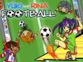 Gêm Pêl-droed Yuki a Rina  ar-lein