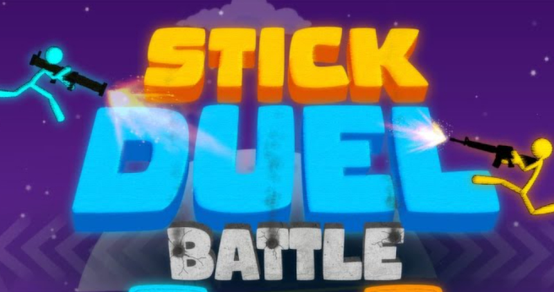 Gêm Brwydr Stic Duel  ar-lein