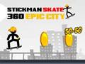 Gêm Stickman Skate 360 Dinas Epig  ar-lein