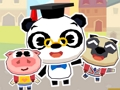 Gêm Ysgol Dr Panda  ar-lein