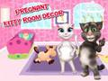 Gêm Addurn Ystafell Kitty Beichiog  ar-lein
