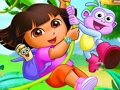 Gêm Dora yr archwiliwr Sêr cudd  ar-lein