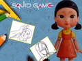 Gêm Llyfr Lliwio Gêm Squid  ar-lein