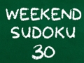 Gêm Penwythnos Sudoku 30  ar-lein