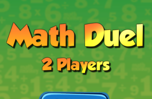 Gêm Math Duel 2 Chwaraewr  ar-lein