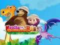 Gêm Deinosor Masha a The Bear  ar-lein
