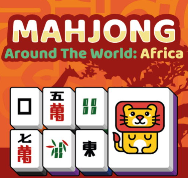 Gêm Mahjong o amgylch Affrica'r Byd  ar-lein
