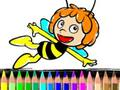 Gêm Yn ôl i'r ysgol Maja the Bee Coloring Book  ar-lein