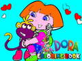 Gêm Llyfr Lliwio Nôl I'r Ysgol Dora  ar-lein