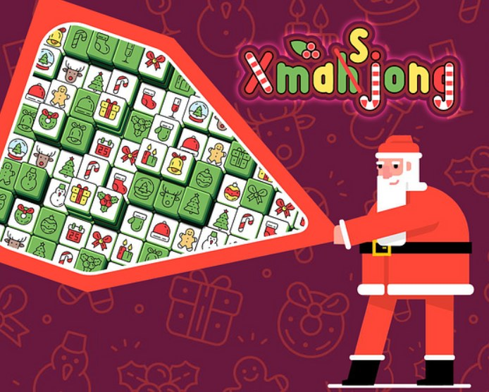 Gêm Mahjong Nadolig  ar-lein