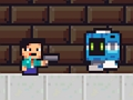 Gêm Asiant Noob Super vs Robotiaid  ar-lein
