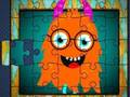 Gêm Jig-so Monsters Ciwt  ar-lein