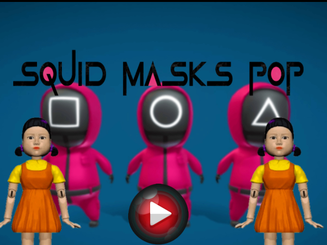 Gêm Squid Masgiau Pop  ar-lein
