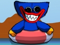 Gêm Amser Chwarae Pabi: Huggy Waggy Surfer  ar-lein
