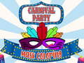 Gêm Lliwio Mwgwd Parti Carnifal  ar-lein