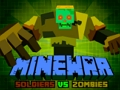 Gêm Milwyr Minewar vs Zombies  ar-lein