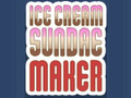 Gêm Gwneuthurwr Hufen Iâ Sundae  ar-lein