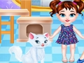 Gêm Diwrnod Gofalu Babi Taylor Kitty  ar-lein