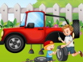 Gêm Gwahaniaethau Garej Car  ar-lein