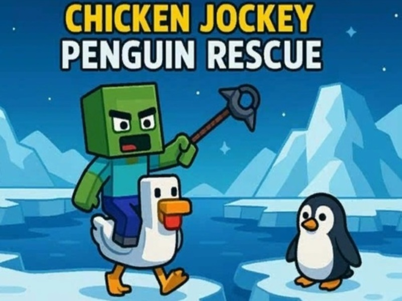 Gêm Joci Cyw Iâr: Achub Penguin ar-lein