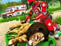 Gêm Achub Anifeiliaid Robot Doctor Go Iawn  ar-lein