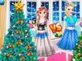 Gêm Ellie VS Annie Coeden Nadolig  ar-lein