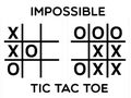 Gêm Toe tic tac amhosib  ar-lein