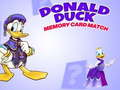Gêm Gêm cerdyn cof Donald Duck  ar-lein